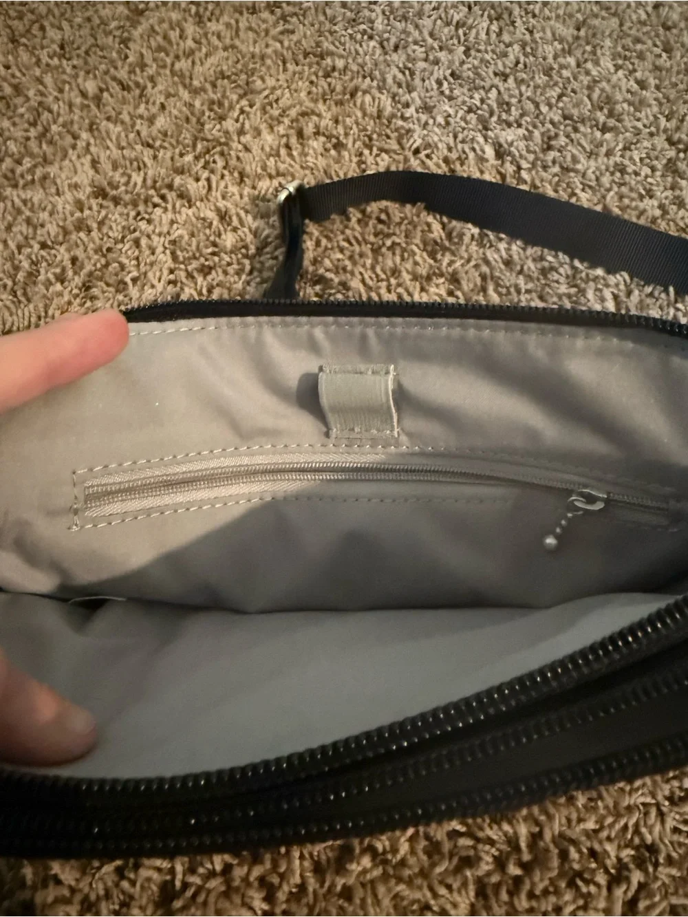 Baggallini Black Nylon Crossbody Belt Bag